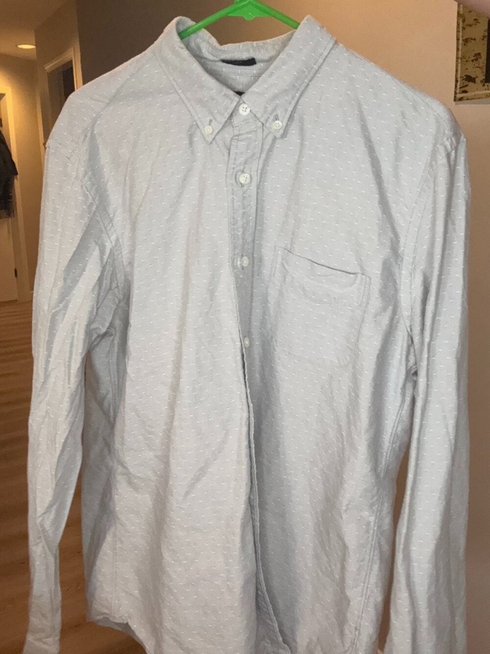 J Crew Cotton Button Up Shirt Men's Size Large Slim